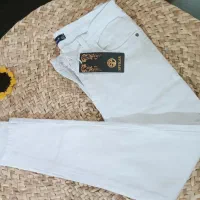 شلوارلی سفید لوله قد90|لباس|خمین, |دیوار