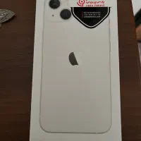 آیفون ۱۳نرمال سفید نو باتری پلمپ