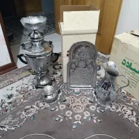 سماور گازسوز و برقی قلمزده مارک میلاد