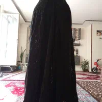 چادر مجلسی طرح دار مشکی