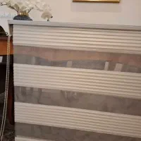 دو عدد پرده زبرا سغید