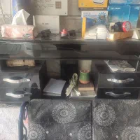 میزتلویزیون شیشه ای نو