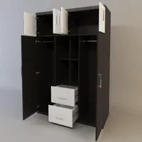 کمد لباس ویترین دار|جاکفشی، کمد، دراور|رشت, گلسار|دیوار