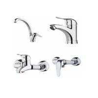 شیرآلات ست۴تایی توالت دوش روشویی ظرفشویی گارانتی|مصالح و تجهیزات ساختمان|رودهن, |دیوار