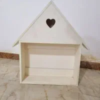 شلف چوبی مدل کلبه