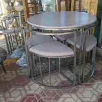 نهارخوری فلزی کمجا رنگ ثابت(گالری تک)|مبلمان خانگی و میز عسلی|مریوان, |دیوار