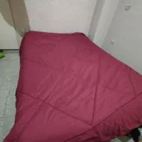 تختخواب دونفره ۱۴۰ در ۲متر با دو روتختی و یک بالش|تخت و سرویس خواب|کرج, شاهین‌ویلا|دیوار