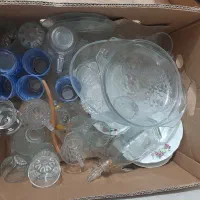 مقداری ظروف خانه