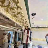 نقاشی ساختمان و پتینه کاری توسط نیرو خانم