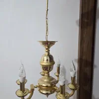 لوستر ۶ شاخه برنجی