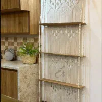 شلف مکرومه|کتابخانه، شلف، قفسه‌های دیواری|کرمانشاه, |دیوار