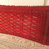 پشتی دستباف ریز ترکمن بسیار تمیز