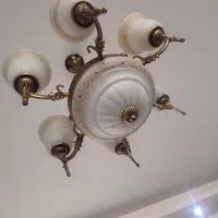 یک جفت لوستر ۶ شاخه|لوستر و چراغ آویز|فردیس, منظریه|دیوار