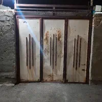 درب حیاط ۳ لنگه قیمت مناسب