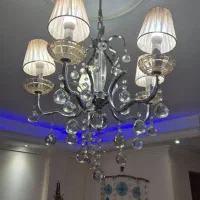 لوستر استیل ۵شاخه|لوستر و چراغ آویز|تهران, قاسم‌آباد|دیوار