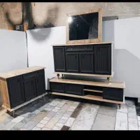 آینه کنسول ماداگاسکار.کنسول آینه ماداگاسکار|بوفه، ویترین، کنسول|خرم‌آباد, |دیوار