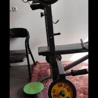 هالتر و دمبل و دستگاه بدن سازی ۵۶کاره|تجهیزات ورزشی|تاکستان, |دیوار