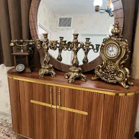 ساعت و شمعدانی ست|ساعت دیواری و تزئینی|تهران, نازی‌آباد|دیوار