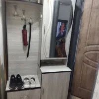 جا کفشی آینه دار  داری چوب لباسی|جاکفشی، کمد، دراور|رشت, کوی حسینی|دیوار