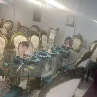 مبل   استیل  ۹نفره  و  میز ناهار خوری  ۸ نفره|مبلمان خانگی و میز عسلی|تهران, محمودیه|دیوار