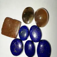 نگین لاجوردوعقیق