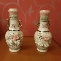 یک جفت گلدان خارجی