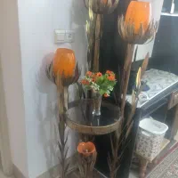 دکوری گل لاله با برگ های مسی.|صنایع دستی و سایر لوازم تزئینی|یزد, |دیوار