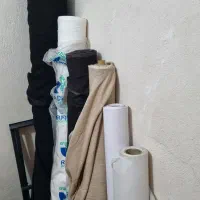 پارچه شانتون لنین شانتون لایی پرشن سفید|لوازم خیاطی و بافتنی|تهران, سلسبیل شمالی|دیوار