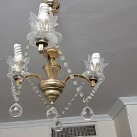 زیباترین لوستر فرشته اصل برنز ۶شاخه نونو