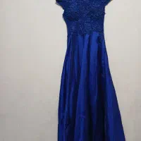 دو عدد لباس مجلسی دخترانه و زنانه ابی|لباس|تهران, تجریش|دیوار