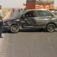 پراید مدل ۸۳ انژکتوری تصادفی