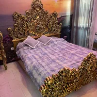 تخت دونفره تمام چوب راش اصل ۳۰ ملیون