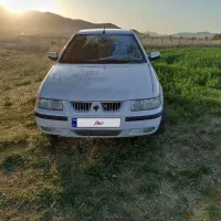 سمند سفید مدل 93 بدونه رنگ