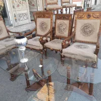 مبلمان ۹نفره با نهارخوری ۸نفره کاملا سالم|مبلمان خانگی و میز عسلی|کرج, اخترآباد|دیوار