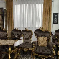 میز نهار خوری ۶ نفره استیل