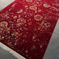 فرش ستاره کویریزد سلطان آباد طرح سنتی|فرش|تهران, دبستان|دیوار