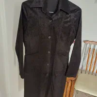 مانتو مشکی وبنفش