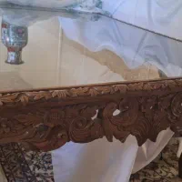 میز ناهار خوری فقط میز منبت کاری شده