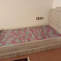 تخت خواب تک نفره سالم با تشک