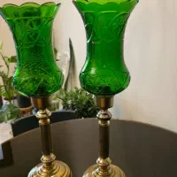 ۱ جفت جاشعمی لاله سبز زمردی