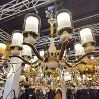 لوستر برنجی اصل با نقد و اقساط