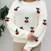 آلبالو گیلاس توت فرنگی بافتنی