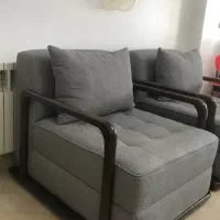 دوعددکاناپه تک نفره برندهوم دیزاین نونصف قیمت خرید|مبلمان خانگی و میز عسلی|تهران, جمال‌زاده|دیوار