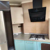 کابینت ام دی اف کارکرده بهمراه گاز و هود