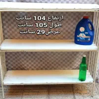 قفسه فلزی استند گل میزmdfتخته لوازم لوله سفید کشی