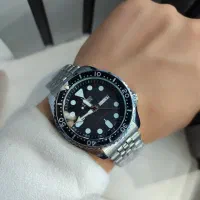 ساعت سیکو مردانه موتور آرام گرد شب نما