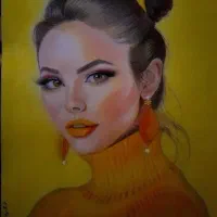 نقاشی مدادرنگی|تابلو، نقاشی، عکس|اهواز, شهرک حفاری|دیوار