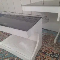 جلو مبلی چوبی با چهار میز کوچک الشتر|مبلمان خانگی و میز عسلی|الشتر, |دیوار