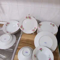 ظرف گل سرخی|ظروف سرو و پذیرایی|رباط‌کریم, مسکن مهر آبشناسان|دیوار