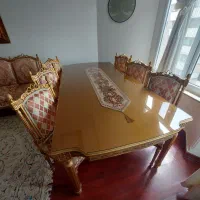 میز ناهارخوری استیل چوب راش